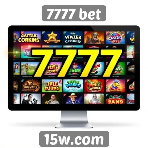 Diversidade de jogos disponíveis na plataforma 7777 bet